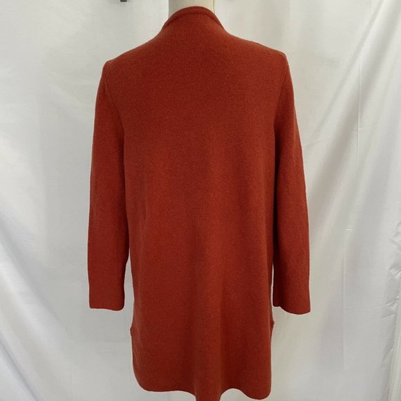 Madewell Kent Long Open Cardigan Sweater Etruscan Clay? Small - Picture 6 of 8